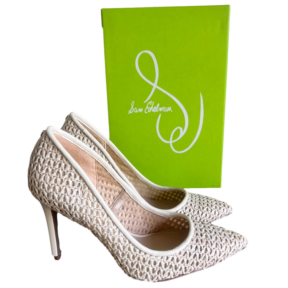 Sam Edelman Cream Heels
